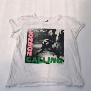 The Clash cropped tee